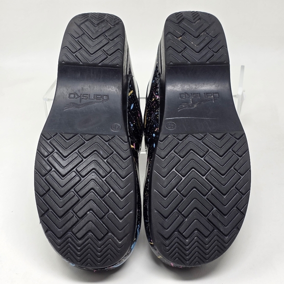 Dansko Womens Multi-Color Paint Splatter Professional Nursing Clogs Size EU 40 - Picture 6 of 12